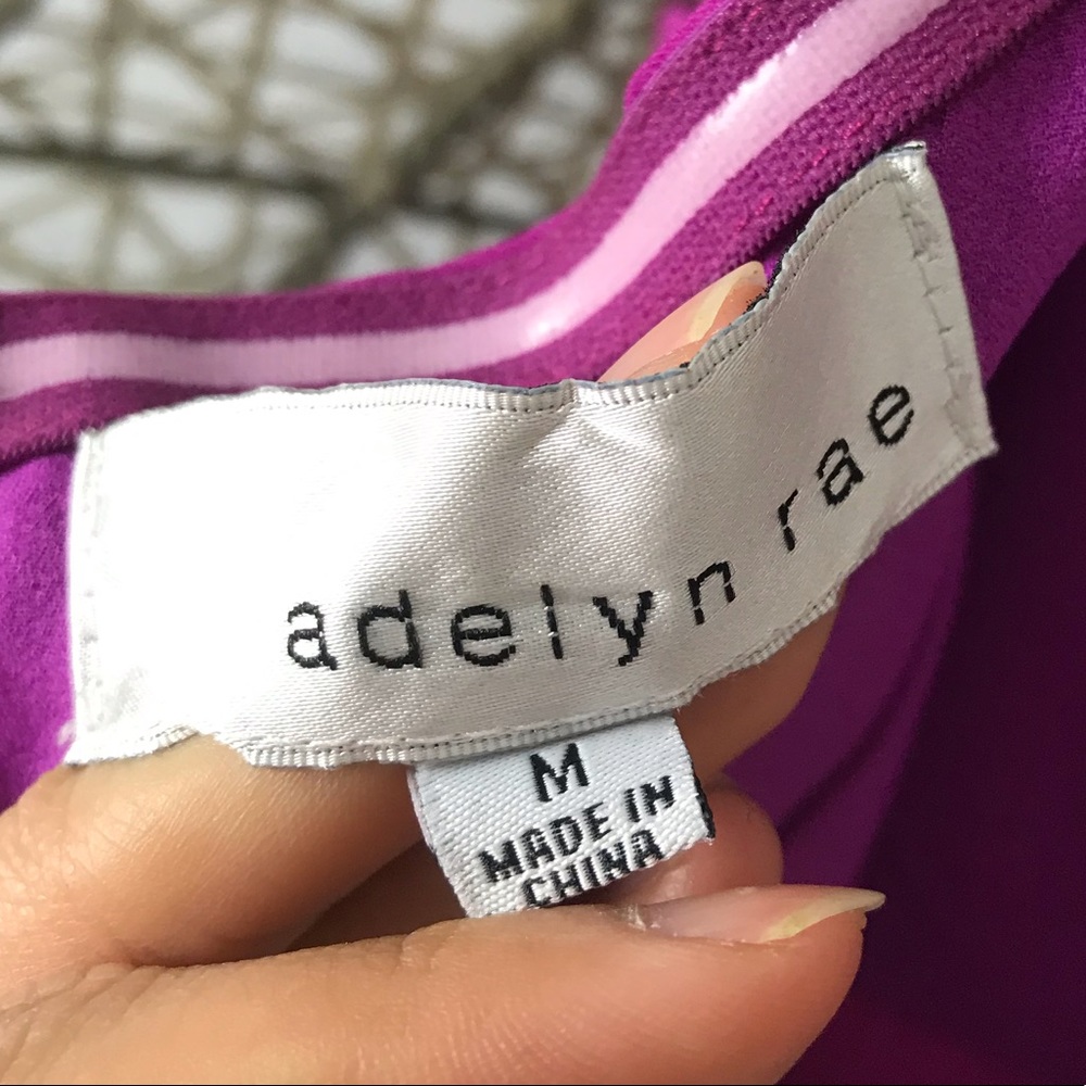 Adelyn Rae Off Shoulder Mini Dress - Purple - Picture 6 of 9